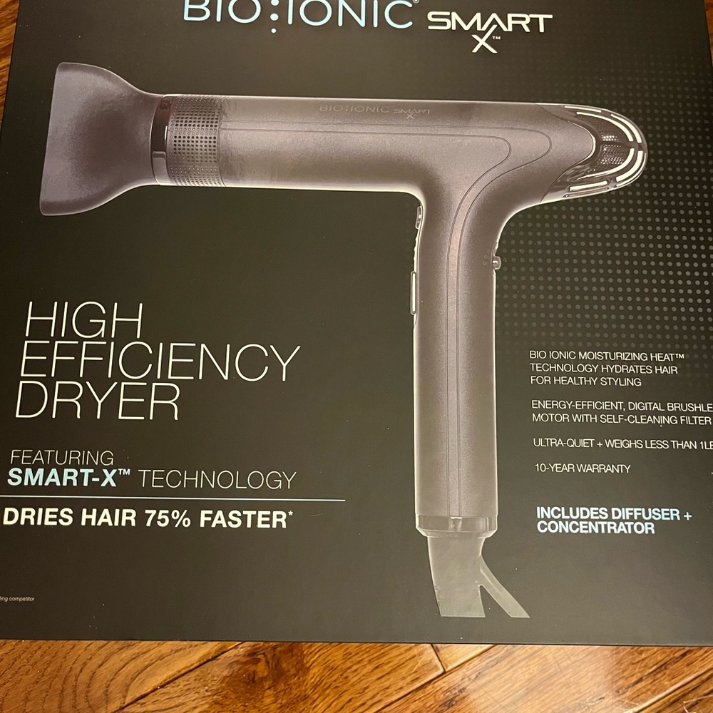 Brand New Bio Ionic SMART-X™ High Efficiency Dryer + Diffuser
